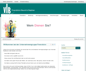 xn--finanzbro-w9a.com: Unternehmensgruppe Finanzbüro
Unternehmensgruppe Finanzbüro