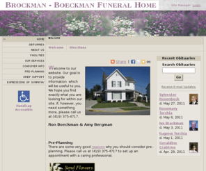 brockmanboeckmanfh.com: Brockman - Boeckman Funeral Home : Fort Recovery, Ohio (OH)
Brockman - Boeckman Funeral Home provides complete funeral services to the local community.