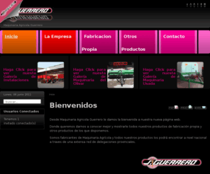 maquinariaagricolaguerrero.com: Bienvenidos
Joomla! - el motor de portales dinámicos y sistema de administración de contenidos