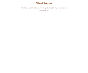 wheelspacers.net: Wheel Spacers
Wheel Spacers