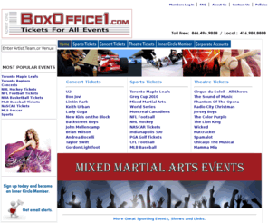 boxoffice1.com: Boxoffice1.com - Toronto Maple Leafs Tickets, Buy Maple Leafs Tickets
Toronto Maple Leafs Tickets, Buy Maple Leafs Tickets,
Toronto Maple Leafs Ticket, Buy Concerts, Sports and Theater Tickets, Buy from Toronto office. 