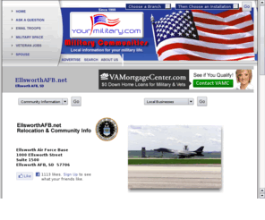 ellsworthafb.net: EllsworthAFB.net - The Fastest Growing Military Directory on the Web!
Local community information to help make military relocation easy! Many local businesses advertise their services.