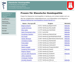 homoeopathie-heilpraktiker-hamburg.de: Praxen für Klassische Homöopathie | Klassische Homöopathie in Hamburg
