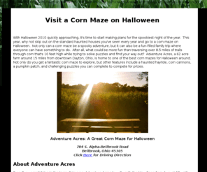 mazehalloween.com: Maze Halloween: Visit a corn maze on Halloween.
Want to go to the best corn maze on Halloween?  We have the best corn mazes around where you can book you scariest night of the year.