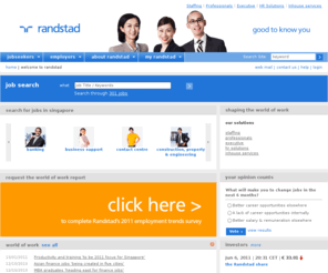 select-asia.com: Welcome to Randstad - Search for Jobs in Singapore and Recruitment Solutions
Search for Jobs in Singapore. Randstad specializes in solutions in the field of flexible work and HR services