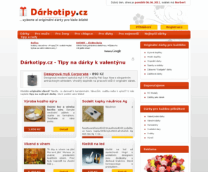 darkotipy.cz: Dárkotipy.cz - Tipy na dárky k valentýnu | Vyberte si originální dárky pro Vaše blízké
Vyberte si originální dárky pro Vaše blízké