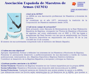 maestrosdearmas.com: Asociación Española de Maestros de Armas (AEMA)
