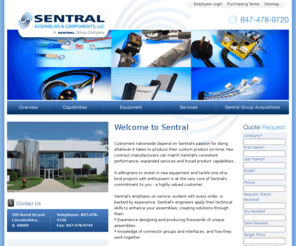 sentral.com: Sentral Assemblies & Components - Custom Assemblies and Engineering
Sentral Assemblies is a manufacturer of wire and cable assemblies, based just outside of Chicago, IL that delivers quality products with fast turn around.