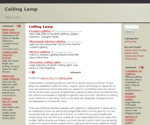 ceiling-lamp.org: Ceiling Lamp
Ceiling Lamp 