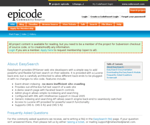 epieasysearch.com: EasySearch – epicode
