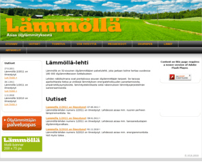 lammolla.fi: Lämmöllä-lehti - Asiaa öljylämmityksestä
Lämmöllä-lehden www-sivut