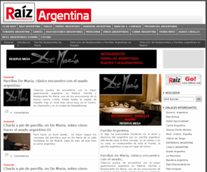 parrilla-argentina.net: Parrilla Argentina
Parrilla Argentina en Parrilla-argentina.net. Restaurante y restaurantes especializados en parrilla argentina.
