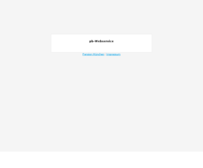 pb-webservice.de: Internetagentur München - pb Webservice
Internetagentur München