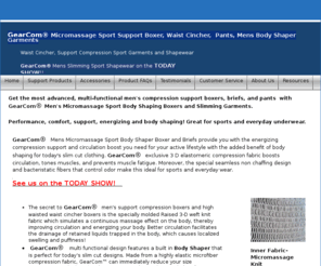 compressiongear.com: Waist Cinche, Mens Shapewear, Men Body Shapers, and other men's slimming shaper sports underwear and garments
man body shapers, man shapewear, waist cincher, waist cinch belts, support compression boxers and underwear are ideal for sports and every day wear. Compression support briefs function as a man body shaper and increase circulation