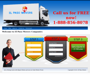 elpasomovers.info: Get a Moving Quote with Elpaso Movers and use our Great Movers Prices
In Clarington Movers we have the best Movers in Clarington with very competitive prices, free Moving Insurance, No Millage fees, No Gas fee and No Travel Time!