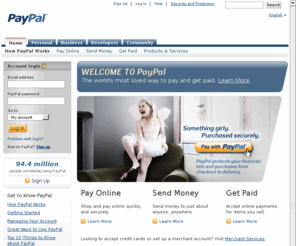 paypalsurveys.net: Send Money, Pay Online or Set Up a Merchant Account with PayPal
PayPal is the faster, safer way to send money, make an online payment, receive money or set up a merchant account.