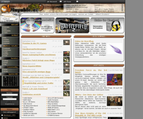 playable.de: Playable.de … Der will doch nur spielen!
Rund um Computerspiele - Downloads, Screenshots, News, Fansites, Tests, Previews, Cheats, Releaseliste und mehr!