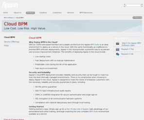 appiananywhere.com: BPM in the Cloud | Appian BPM
BPM in the Cloud, Platform-as-a-Service