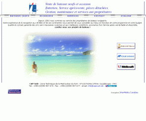 capsud.net: Capsud.net, vente de bateaux neufs et occasions, voile et moteur aux Antilles, Guadeloupe
vente bateaux a moteur, voiliers, vente de bateaux neufs, yacht brokerage, Guadeloupe, Caraibes, Antilles; English, Francais; Sail Yacht sales, motor boat sales, yacht brokerage, Guadeloupe, Caribbean, Antilles