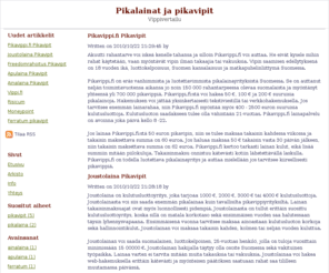 pikalainat.info: Pikalainat ja pikavipit
Mistä saa pikalainaa ja hyvät pikavipit? Lue pikalaina yrityksistä ja pikalainasta.