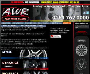 alloywheelsburnley.co.uk: Alloy Wheels
Alloy Wheels AWR is the leading supplier and repairer of Alloy Wheels in the UK. We have an excellent range of wheels at internet prices