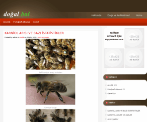 dogalbal.org: Doğal Arı Ürünleri, Arıcılık Bilgi Paylaşımları,
Doğal Arı Ürünleri, Arıcılık adına Bilgi Paylaşımları ve Bilgi Paylaşımının olduğu portaldır.