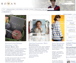 knitrowan.com: Welcome to Knit Rowan  ::  Your First Stop for the Latest News, Events and Product Launches from Rowan
Welcome to Knit Rowan  ::  Your First Stop for the Latest News, Events and Product Launches from Rowan