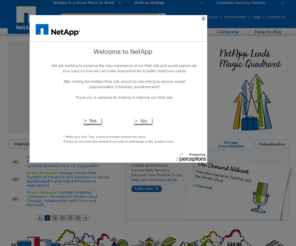 netappvirtualization.net: NetApp
NetApp provides an integrated solution that enables storage, delivery, and management of network data and content to achieve your business goals. See how our data storage solutions will transform your network.