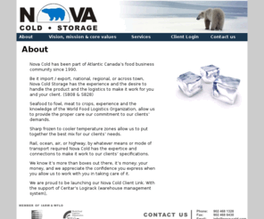 nova-cold.com: Nova Cold Storage
cold storage warehouses in Atlantic canada