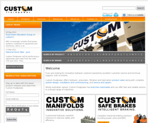 custom.com.au: Innovative Hydraulic Solutions | Custom Fluidpower
Custom Fluidpower offers hydraulic, pneumatic, filtration and lubrication product sales along with complete system design, installation and commissioning, and service and repairs.