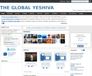 globalyeshiva.org: The Global Yeshiva Forum: Discussions in Torah, Talmud, Mussar & Orthodox Judaism
Your place for Talmudic Debate! Orthodox Rabbis, Torah Students and Laymen can Discuss Torah, Talmud & Mussar. Learn, Teach & Interact Online at Shaare Hatalmud Open Yeshiva Forums