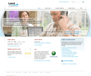 laird-plc.co.uk: Laird plc
Laird plc, a focused electronics and technology company.