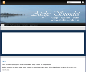 ateljesundet.se: Atelje Sundet - Galleri och butik i Byxelkrok p norra land

