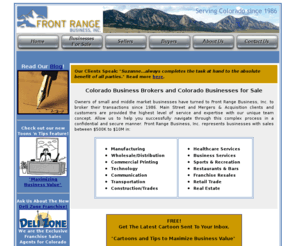 brokertechservices.com: Colorado Business Brokers | Colorado Businesses for Sale
We are Colorado Business Brokers, who will help you buy, sell or appraise a manufacturing, wholesale, distribution, retail, restaurant or service business in Denver.