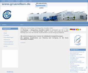 gruendken.de: Willkommen bei Montage und Anlagenbau Gründken GmbH
Montage- und Anlagenbau Gründken, Nottuln, Montage- und Anlagenbau Gründken GmbH, Nottuln