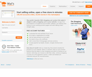 mals-e.com: Home - Mal's Ecommerce
