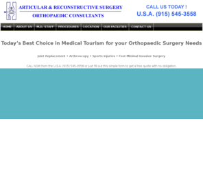 articularsurgery.com: ARTICULAR & RECONSTRUCTIVE SURGERY - ORTHOPAEDIC CONSULTANTS
ARTICULAR & RECONSTRUCTIVE SURGERY - ORTHOPAEDIC CONSULTANTS