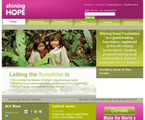 fondationshininghope.org: Online fundraising for environmental projects, ecosystem protection & save the rainforest: Shining Hope Foundation
Shining Hope Foundation funds projects that help people, wildlife and nature live in balance