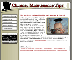 gachimney.com: Chimney Maintenance Tips- Chimney Inspections & Cleaning
Chimney maintenance tips about chimney sweeping, inspections and cleaning