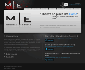 minimaleternity.com: Minimal Eternity - The Home for all your websites
