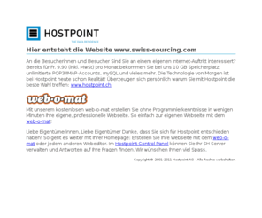 swiss-sourcing.com: Hostpoint AG - Günstiges Webhosting und weltweite Registrierung von Domains
Hostpoint AG, The Data Residence