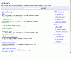 ama.com:  Welcome to ama.com
ama.com