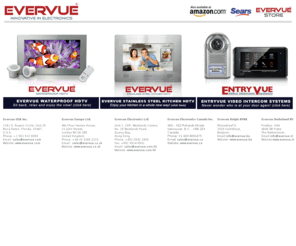 bouncesmart.com: Evervue Waterproof Bathroom TV  &  Entryvue Video Intercom Systems
