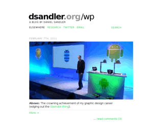 dsandler.org: dsandler.org
a beautiful blog by daniel sandler