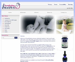 increasebreastmilk.co.uk: Breastfeeding Heaven
More Milk Plus from Motherlove is natural, organic herbs proven to increase a Breastfeeding mums breast milk supply.