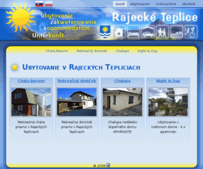 rajecketeplice.net: Rajecké Teplice / Úvod
ubytovanie v Rajeckých Tepliciach, Rajecké Teplice