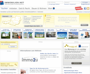 vienna-immo.com: IMMOBILIEN.NET - Österreichs größte Immobilienplattform
Mehr als 61.000 Mietwohnungen, Eigentumswohnungen, Häuser, Grundstücke, Gewerbe-, Anlage- & Ferienimmobilien von über 1.000 professionellen Anbietern.
