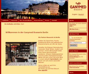 brasserie-ganymed.com: Ganymed Brasserie Berlin - Start
PAGE_DESCRIPTION