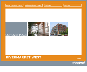 conoverplace.com: ConoverPlace.com
Completed in 2002, Conover Place is Kansas Citys first new construction loft condominium property to offer the charm of heavy timber in a modern, energy efficient design. Enjoy the upscale, elegant space, panoramic views and easy access to a diverse mix of culture, entertainment and nightlife. 