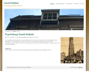 davidrabbie.nl: Welkom | David Rabbie, Psychologenpraktijk Amersfoort
Psychologenpraktijk Amersfoort, 